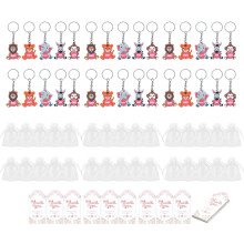 Set van 30 sleutelhangers voor babyviering, verjaardagen,
