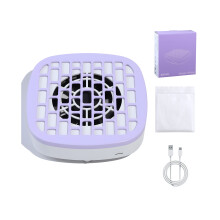 Nail Art Dust Absorber ABS Construction Nail Vacuuming-Purple