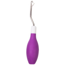 Crochet Hook with Locking Ergonomic Handle Comfortable-Purple