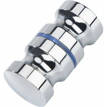 Ergonomic Design for Shower Room Sliding Glass Door, Solid Cylindrical Handle with Single Hole, Easy Installation for Home, Office, Hotel Doors, Moder