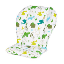 Baby Strollers Seat Pad Universal Fit Cotton Soft Liner Mat For Strollers And Chairs Cartoon Elephant Design