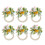 Simple Wood Easter Napkin Rings with Rabbit Dining-6  6840 1