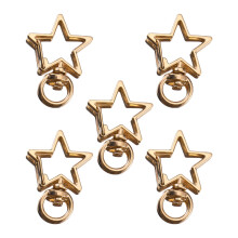 5 stuks modieuze geometrische legering-KC Gouden Ster