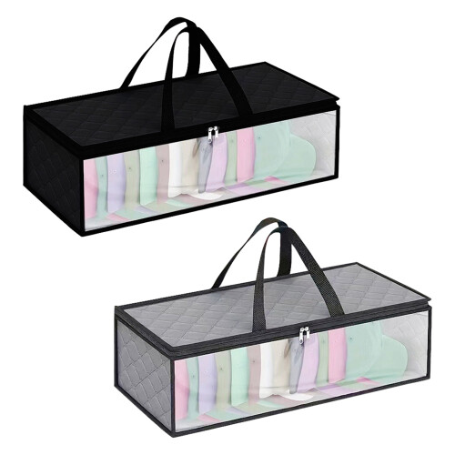 Foldable Hanging Pouch for Clothing and Accessories-Black 1