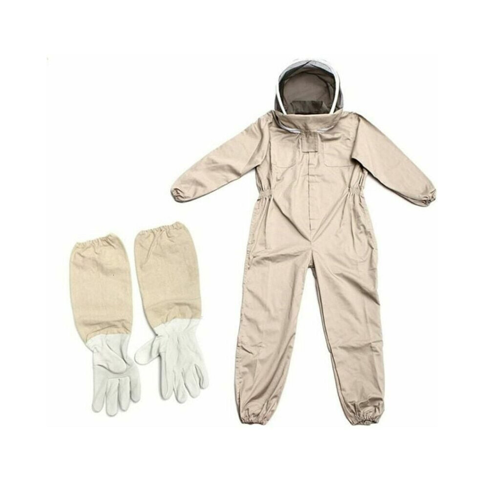 Beekeeping Jackets With Fencing Veil, Sting Protection Durable Fabric For Professional And Beginner, Thumb Holds Unisex Design Professional Beekeeper 9198585682023