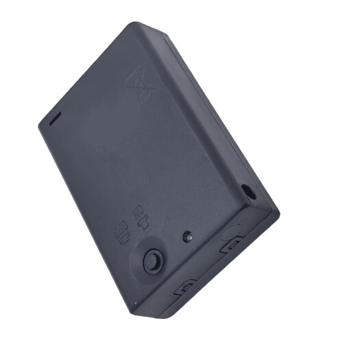 3x2A Batteriehalterbox, sicherer Schnappdeckel-Schlüsselschalter