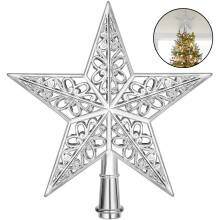 Décorations de sapin de Noël, étoiles creuses en métal de qualité pour des fêtes de fin d'année mémorables.