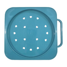 Plant Stand on Wheels Movable Propane Cylinder Base MultiFunction Gas Tank Tray Fixed Shelf Outdoor Use Blue