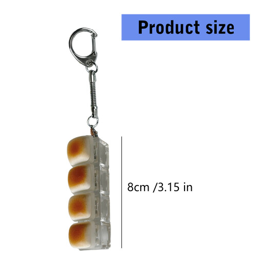 Playful Pastry Inspired Key Holder Compact Design Water-8 cm 2