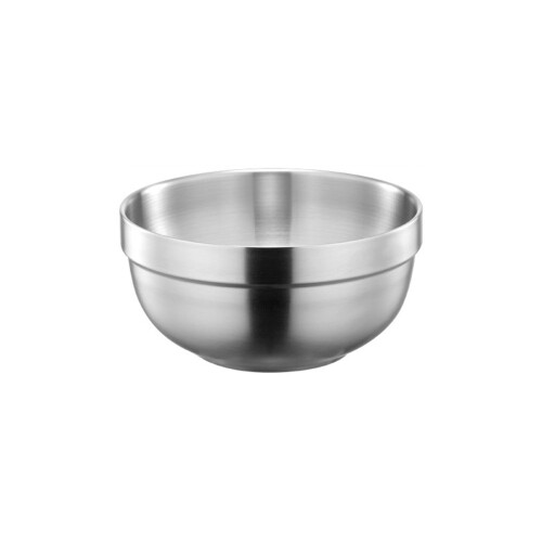 Double Layer Snacks Bowl Stainless Steel Dishes for Small-14cm