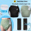 Soft Polyester Incontinence Diaper Pants-Black Purple 2XL 7