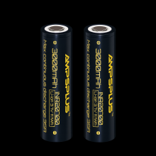 2x Ampsplus 20700 3500mAh 30A 3.7V Batteries + Case