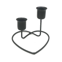 Valentinstag-Kerzenhalter, kegelförmiger Kerzenhalter-Schwarz
