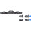Fin Strap Replacement  Adjustable QuickRelease Buckle Straps For Swimming Fins, Compatible With Most Fin Models 3