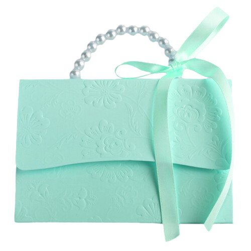 Wedding Gift Bag Chocolate Candy Boxes Bridals Shower-Green