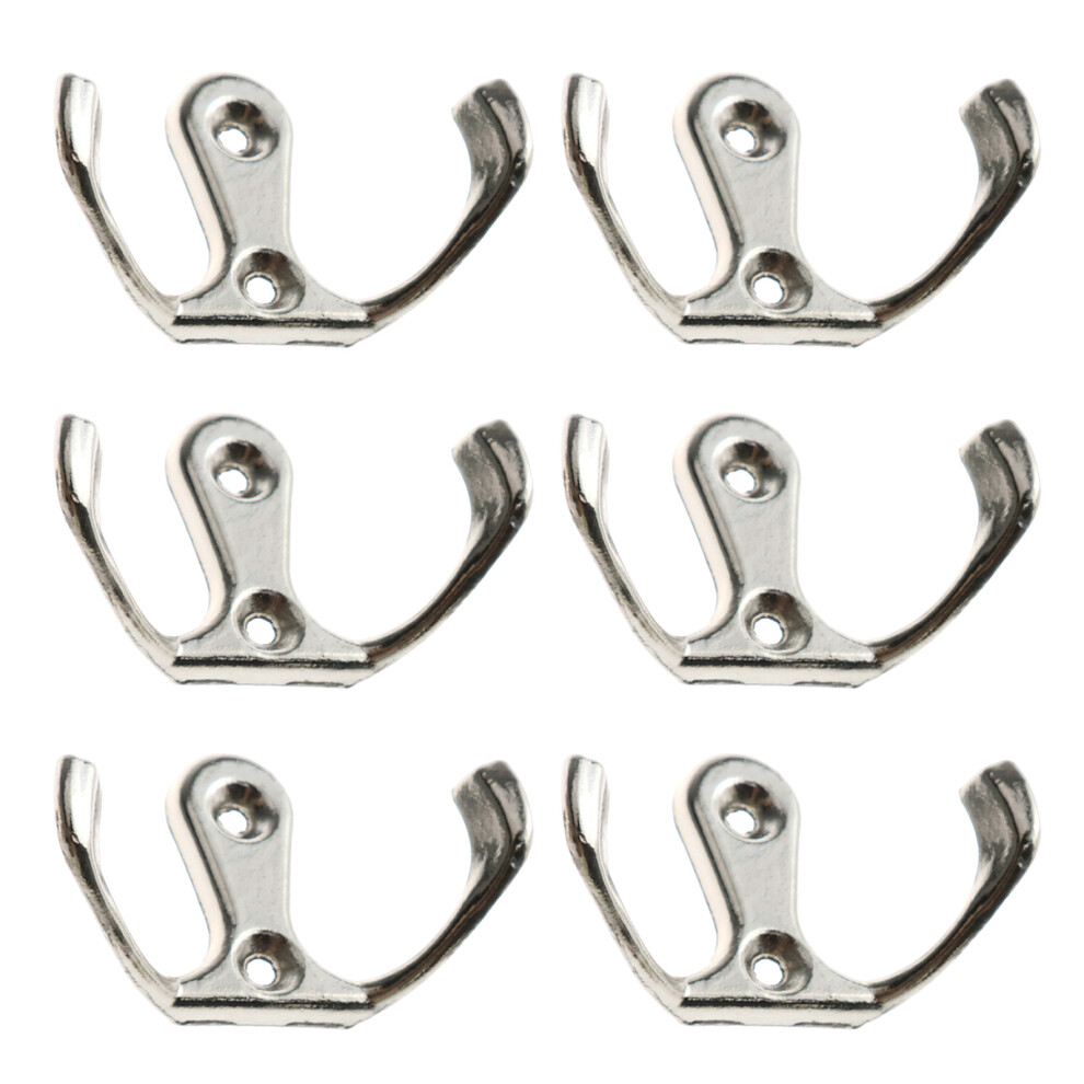Zinc Alloy Wall Hook For Closet, Double Prong Robe Hook Easy To Install Durable Vintage Hooks Hangers For Towels Hats Scarves In Bathroom Kitchen Offi 9198585897687