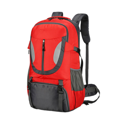 Large Capacity 60L Sport Backpack for Climbing Camping with-Red