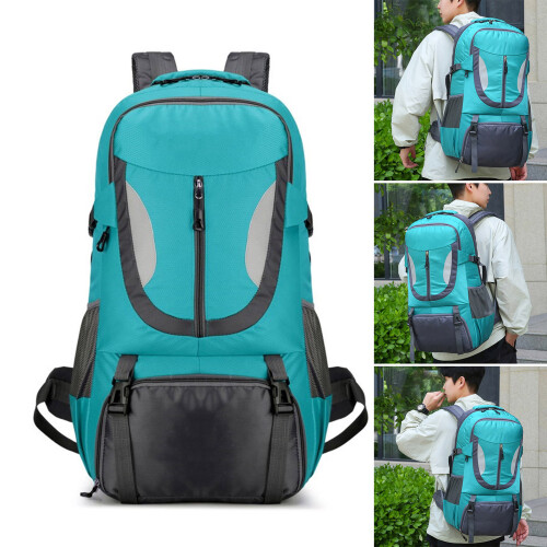 Large Capacity 60L Sport Backpack for Climbing Camping with-Red 2