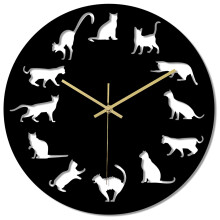 Leiser Betrieb, dekorative Wanduhr, hochwertige Wanduhr,-JSCC015