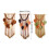 Macrames Handwovens Wall Hanging Tapestrys Bohemian Leaf-Type A 4