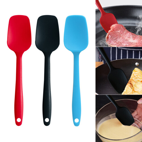 Kitchen Silicone Spatulas Set Cake Baking Scrapers Delicate 1