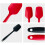 Kitchen Silicone Spatulas Set Cake Baking Scrapers Delicate 4