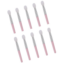 10PC Silicone Lip Makeup Brushes Gentle Application Tool-White