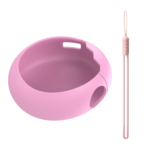 Peau flexible de boîtier de protection en silicone pour-Rose
