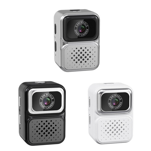 Porte-clés de pouce portable, caméra d'action, Support-Blanc 1