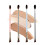Double Angled Brow Brushes Ergonomic Handle For Everyday-Pink 5