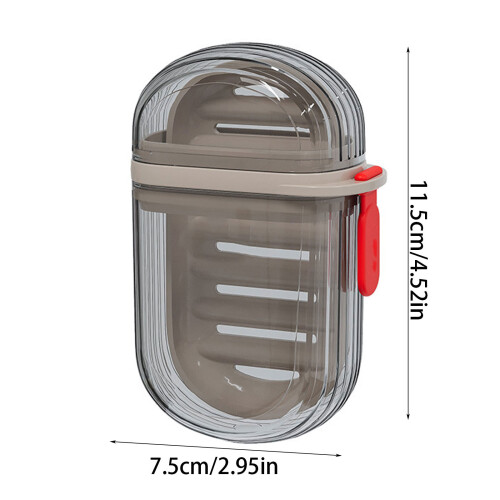 Soap Container Soap Case Box  with Lid Soap Holder for Outdoor 1