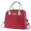 Comfortable Handle Bag for Meals Large Capacity-Wine red 1
