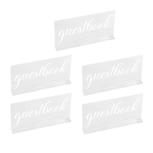 Support de panneau de Table en acrylique transparent, panneau-S