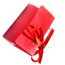 Geschenkboxen für Hochzeitsfeiern, Geschenktüten für-Rot