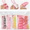 5 Pcs Nails Polish Removers Clips Set Nails-translucent gray 7