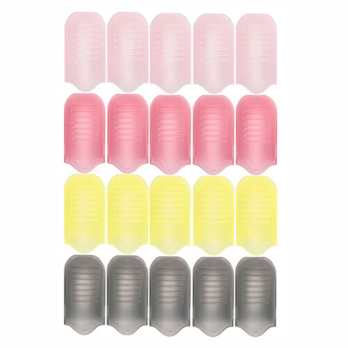 5 Pcs Nails Polish Removers Clips Set Nails-translucent gray 1