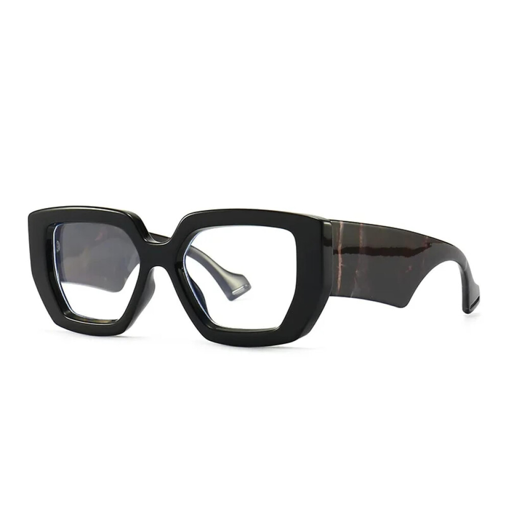 Women Glasses Frames Green Frame Eyewear Transparent Lenses Black One Size Fashion