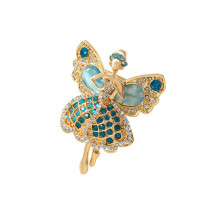 Ballet Girl Brooch Elegant Rhinestones Jewelry-RW0073 1