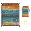 Tapis d'extérieur coloré, couverture de plage spacieuse,-11 1