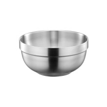 Edelstahl-Suppenschüssel, doppellagig, Snack-Schüssel,-18cm