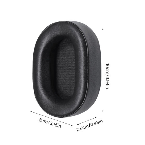 Sweatproof Gaming Headsets Ear Pad Memory Foam Ear-Black 1