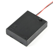 6V Spring Power Battery Box Holds 4 3A Cells Integrated