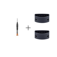 Cure Locking Clips with Strong Metal Screwdriver for- Titanium