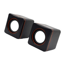 Mini haut-parleur carré peu encombrant ordinateur de bureau
