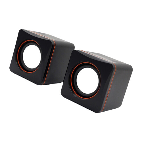 Mini haut-parleur carré peu encombrant ordinateur de bureau