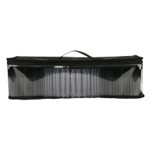 Zippered CDs Holder Bag Transparent Waterproof Design Holds 50
