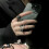 Dark Aesthetic Moonstone Ring Edgy Spiders Design-White 4