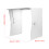 Multiple Corner Firing Display Case-Three color dimming  30cm 4
