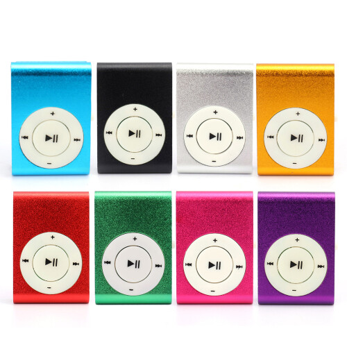 MP3-Player mit Metallclip, tragbares Musikgerät,-Rot 1