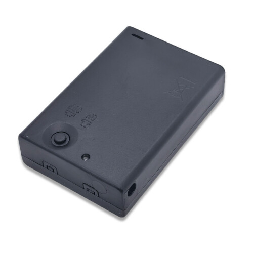 Boîte de support de batterie 3x2A, couvercle-Interrupteur à clé